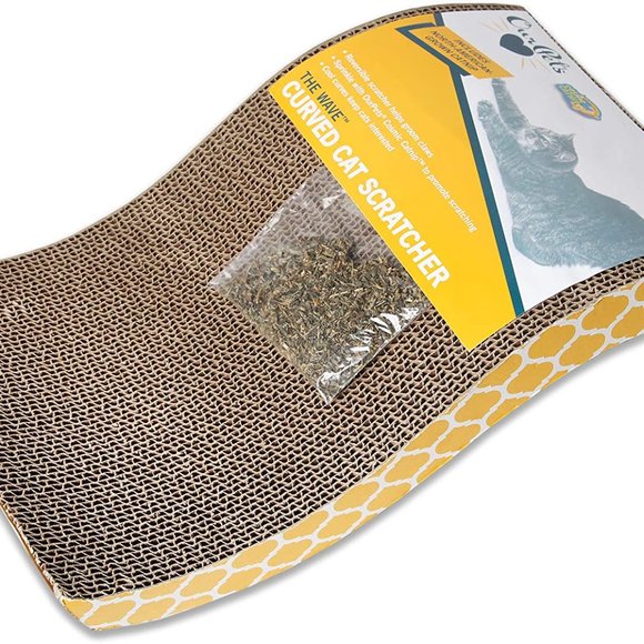 The Wave Curved Catnip Cat Scratcher Brand New - Picture 2 of 7